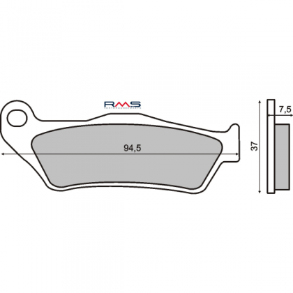 Placute frana fata Mbk Skyliner-Yamaha Majesty 125cc/RMS 0430