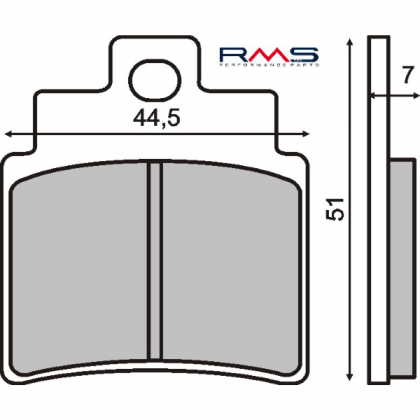 Placute frana fata Kymco Grand Dink 250cc/RMS 0500