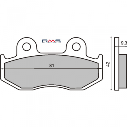 Placute frana Honda SH 125-150 '00-'05/RMS 0270