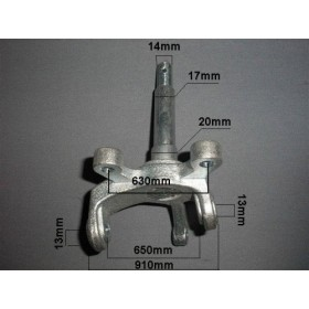 Fuzeta fata atv disc frana - stanga