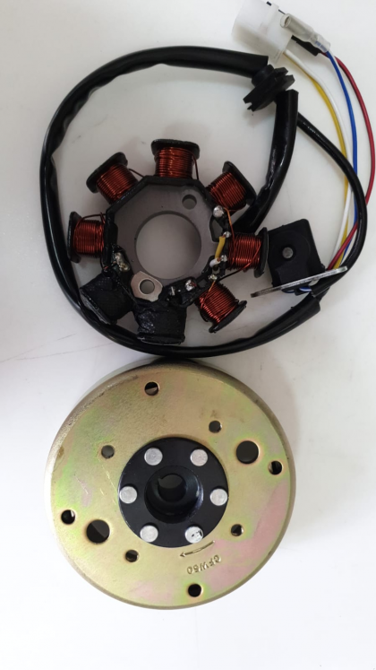 Magnetou +stator GY6-50-80 8 bobine