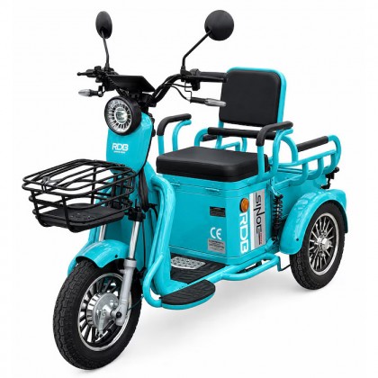 Triciclu Electric RDB SINOE PRO, fara permis, 1160W, 25km/h